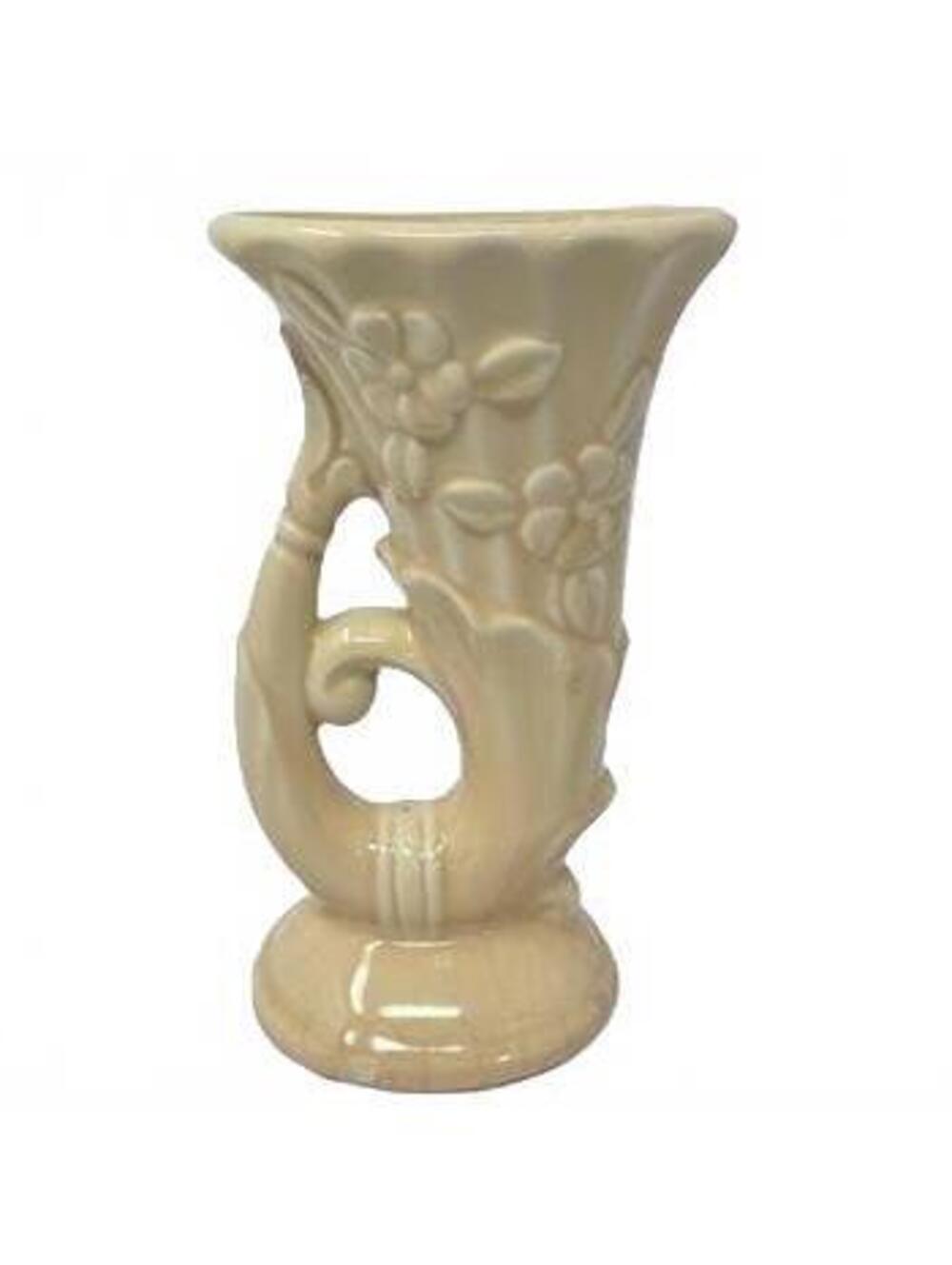 Vintage Shawnee Cornucopia Vase  6.75"